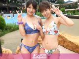 プールナンパ 25 プールで出会った看護学生2人組！帰りの車でホテルへGO！警戒しつつも気が付けば水着姿で4Pセックス！